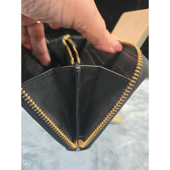 Tory Burch Black and Gold Wallet - Picture 9 of 9